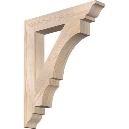 Ekena Millwork Balboa Traditional Smooth Bracket, Douglas Fir, 3 1/2"W x 22"D x 26"H BKT04X22X26BOA01SDF